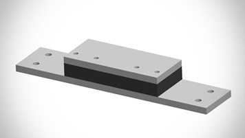 Bars with extending base plate
